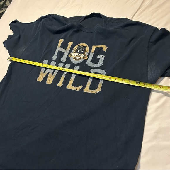 Vintage-Style Hevi-Shot “Hog Wild” Graphic Tee | Humor Hunting Shirt XL - Picture 4 of 5